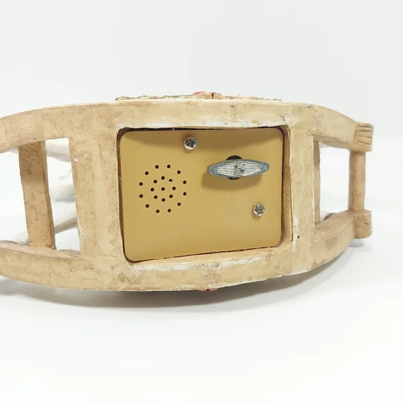 Musical Rocking Horse Vintage Music Box Horse White - Picture 7 of 8